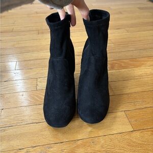 Carlos by Carlos Santana Black Ankle Booties Sleek Design